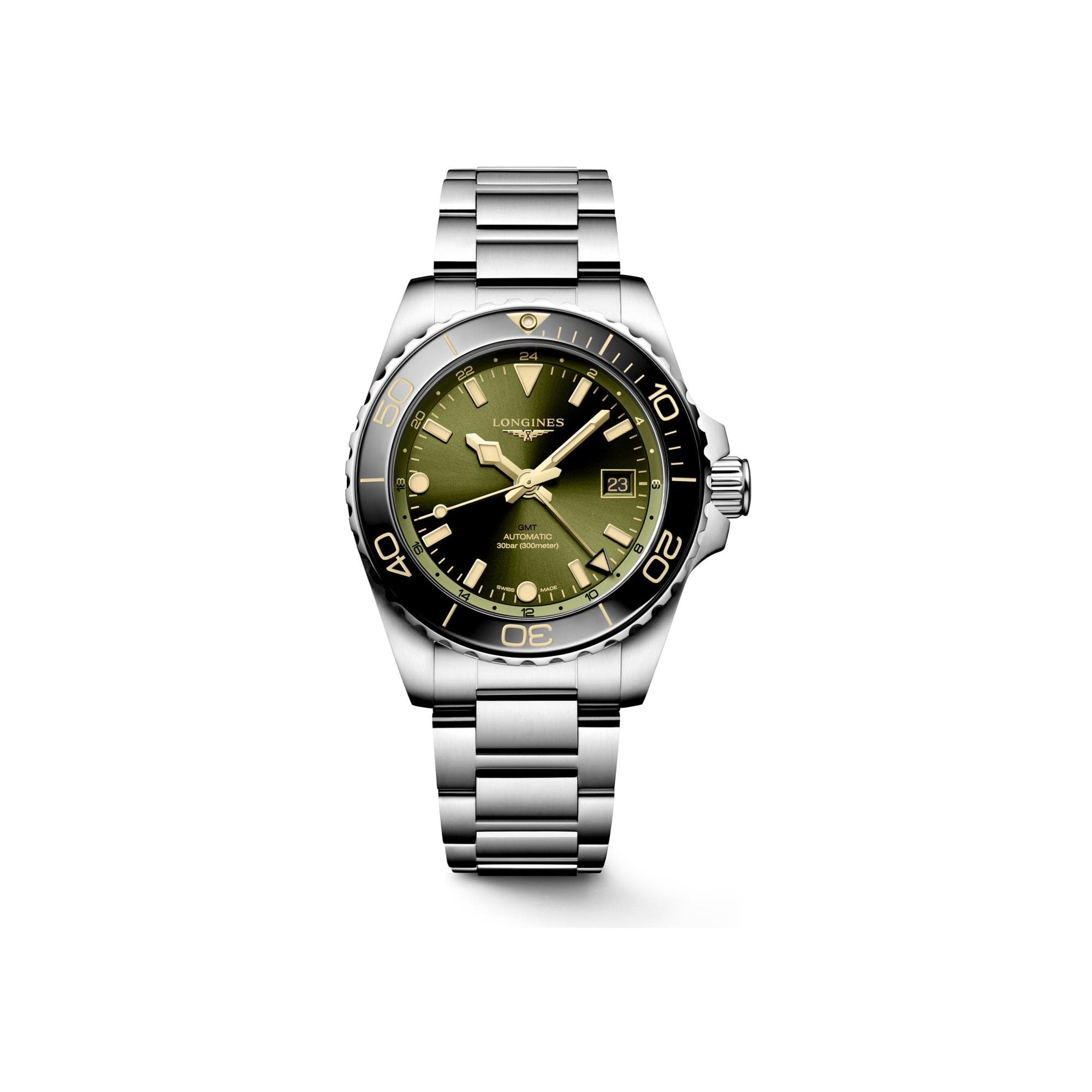Montre Longines HydroConquest GMT L3.790.4.06.6 - Acier