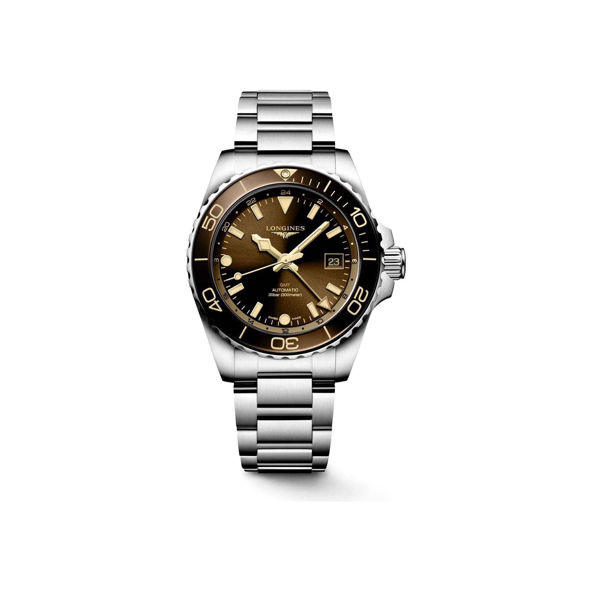 Montre Longines HydroConquest GMT L3.790.4.66.6 - Acier