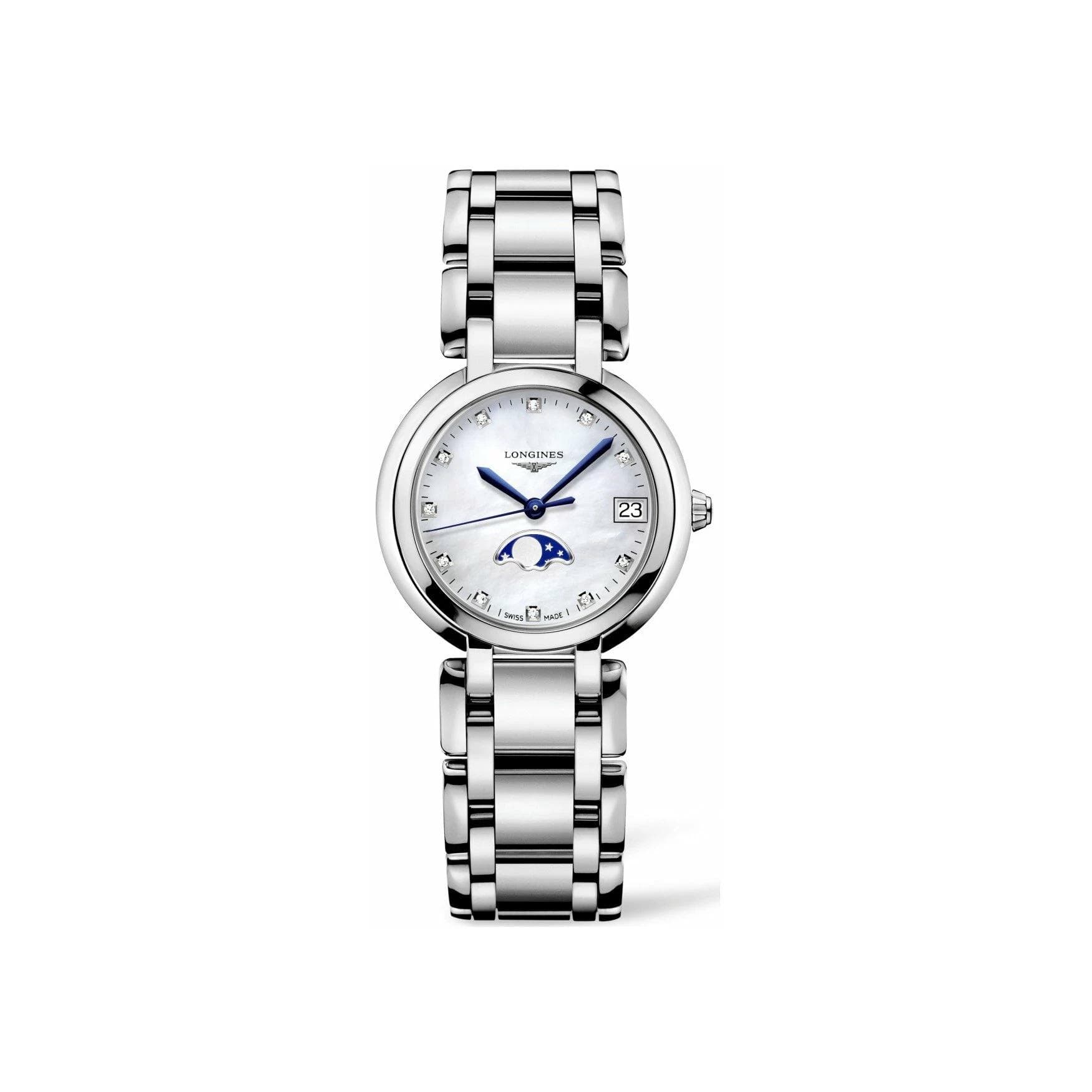 Montre Longines PrimaLuna L8.115.4.87.6 - Acier - Diamant