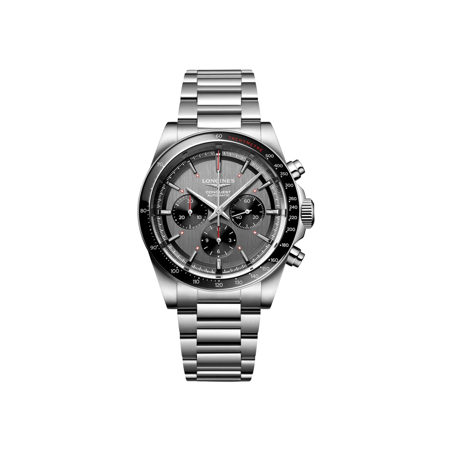 Montre Longines Conquest Chrono Ski Edition L3.836.4.52.9 - Acier