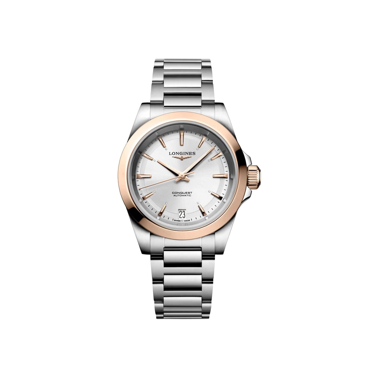 Montre Longines Conquest 34mm L3.430.5.72.6 - Acier/Or Rouge 750/1000ème