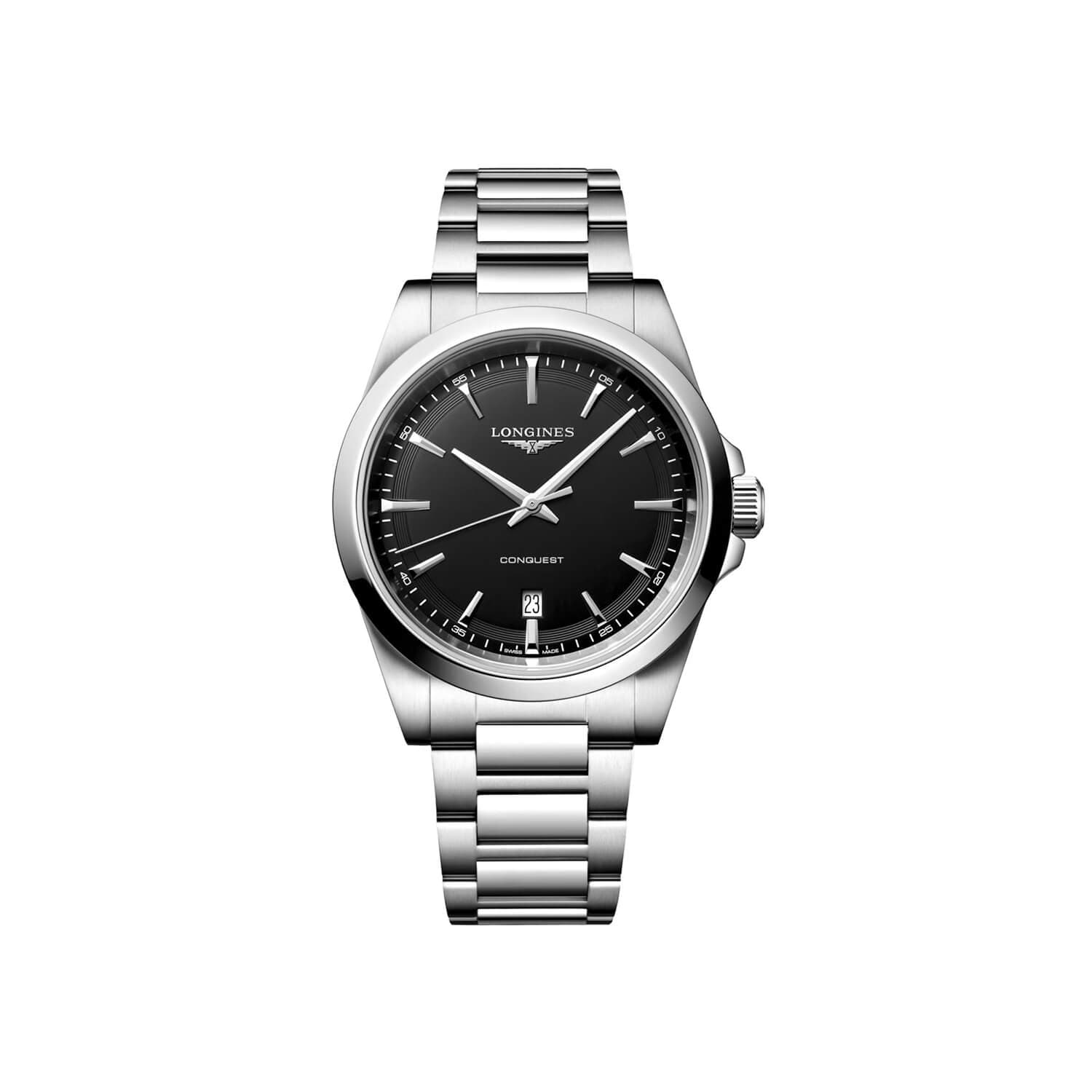 Montre Longines Conquest Quartz 41mm L3.860.4.52.6 - Acier