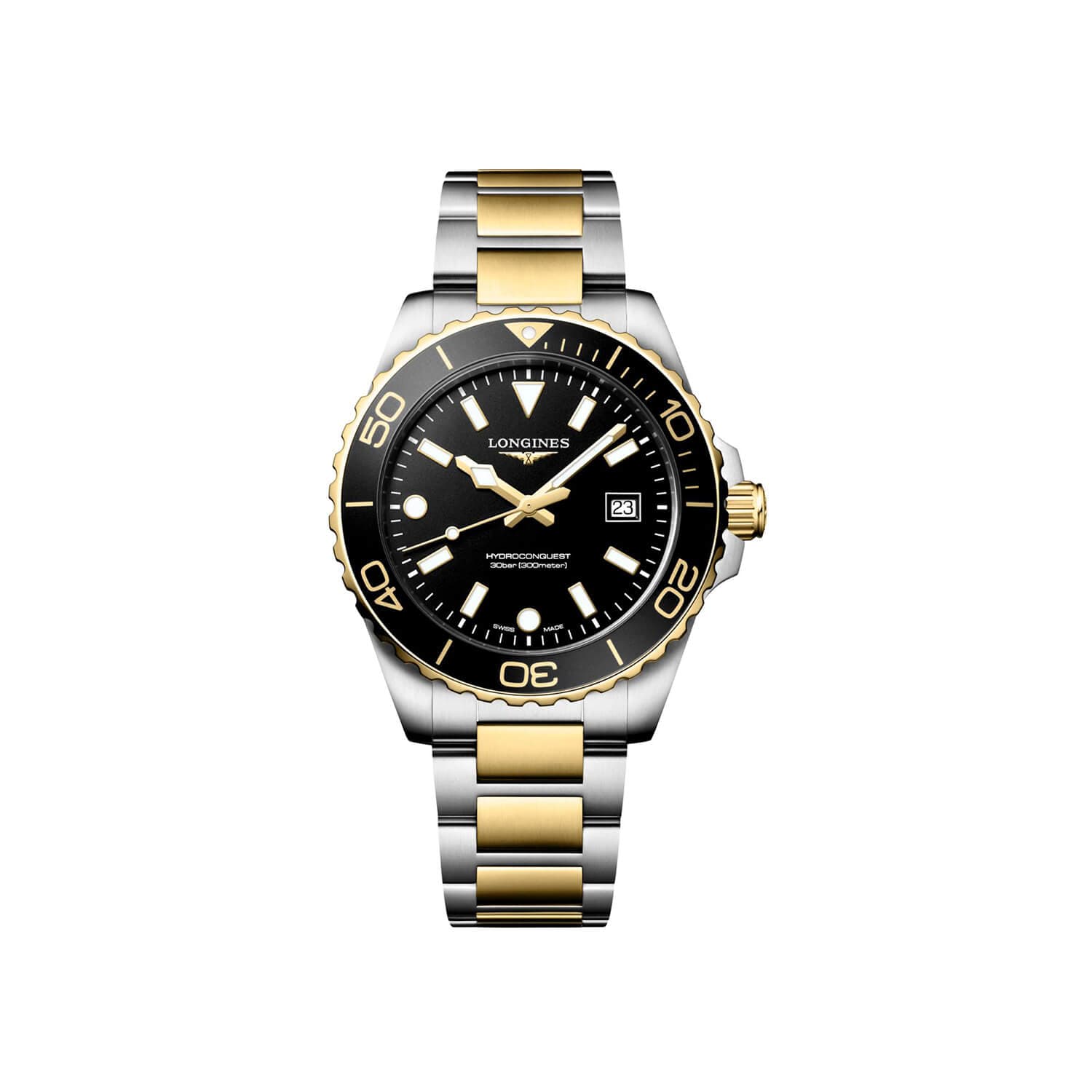 Montre Longines HydroConquest Quartz 42mm L3.769.3.56.7 - Acier/PVD