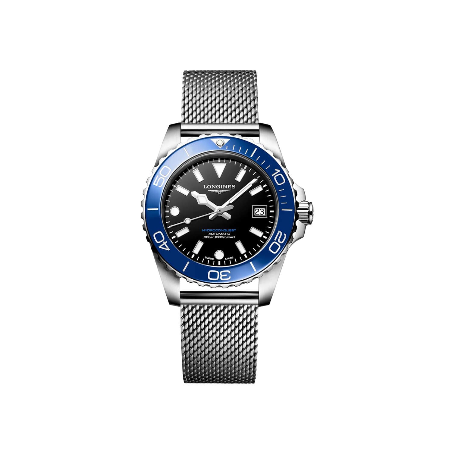 Montre Longines HydroConquest Automatique 39mm L3.779.4.90.6 - Acier