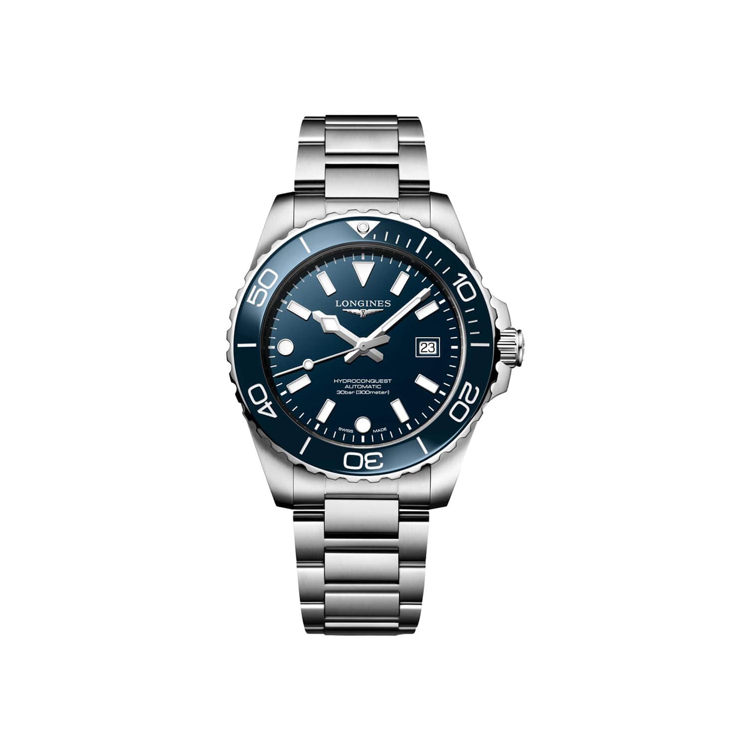 Montre Longines HydroConquest Automatique 42mm L3.788.4.96.6 - Acier