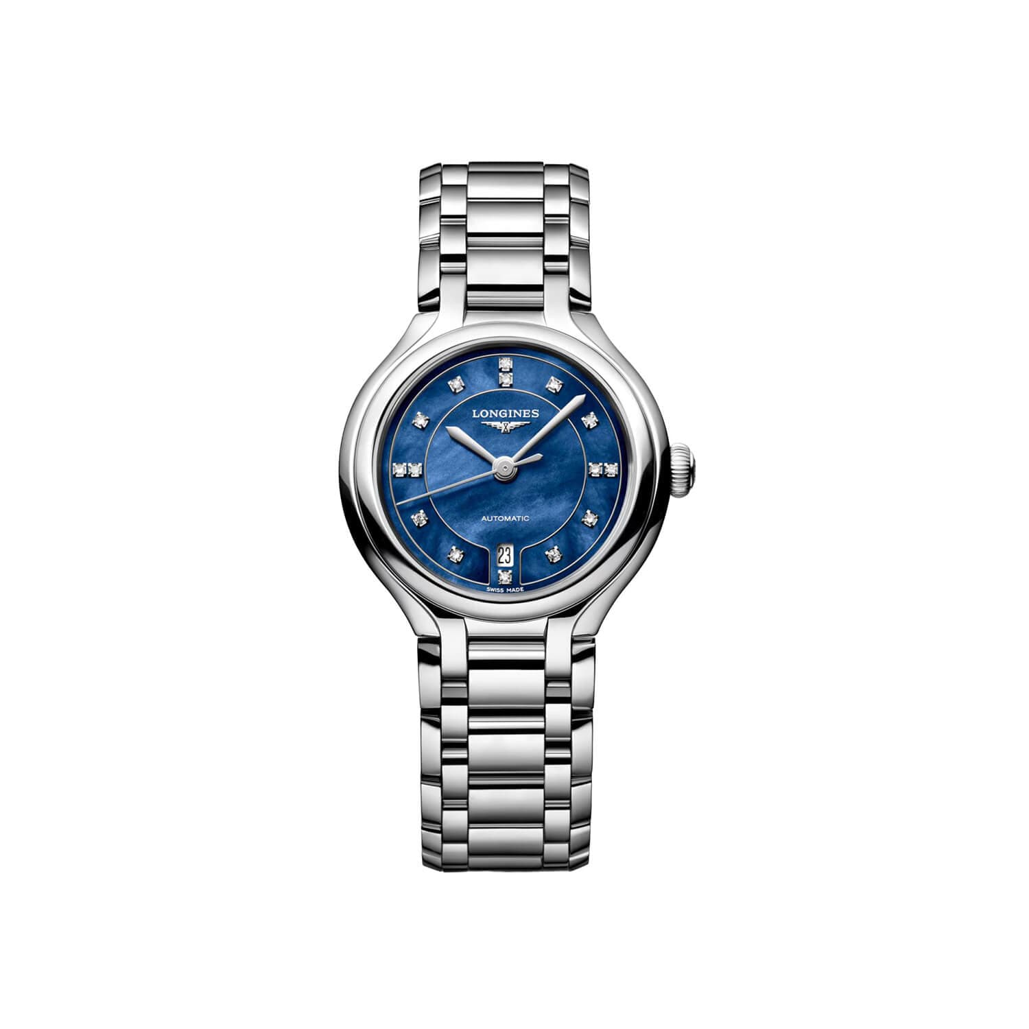 Montre Longines PrimaLuna L8.123.4.97.6 - Acier - Diamant/Nacre