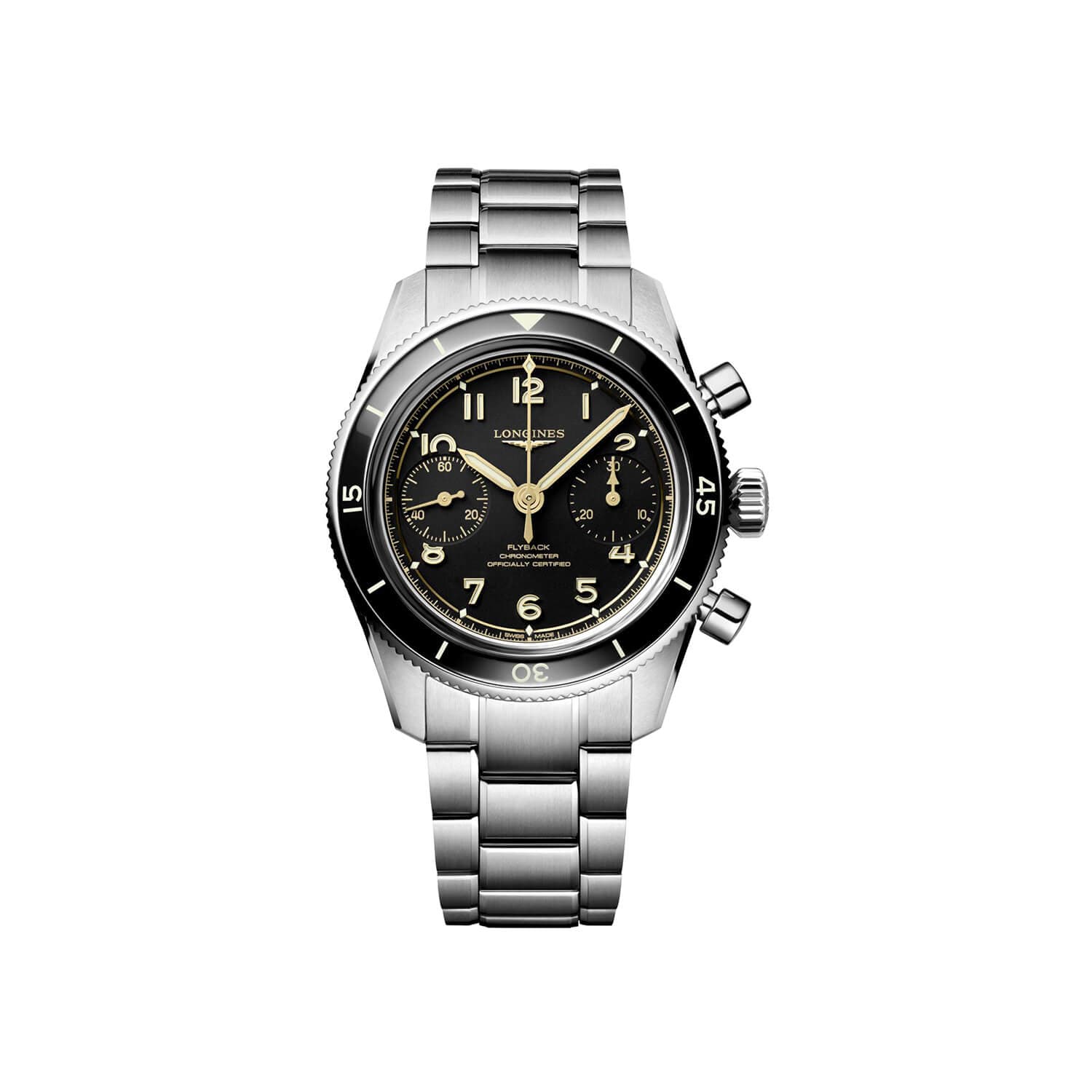 Montre Longines Spirit Flyback L3.721.4.53.6 - Acier