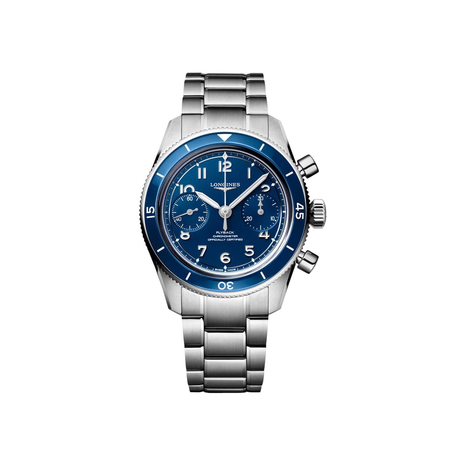 Montre Longines Spirit Flyback L3.721.4.93.6 - Acier
