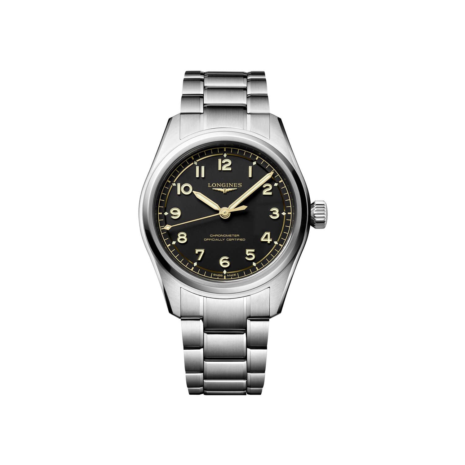 Montre Longines Spirit Pilot L3.809.4.53.6 - Acier