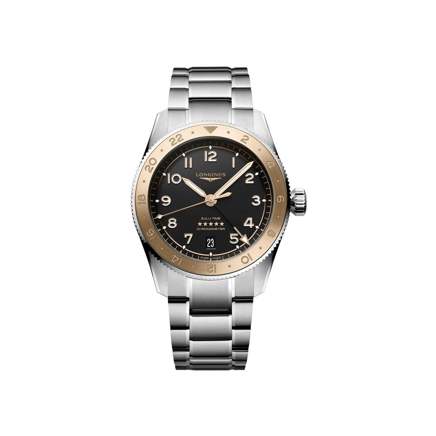 Montre Longines Spirit Zulu Time 1925 L3.803.5.53.6 - Acier